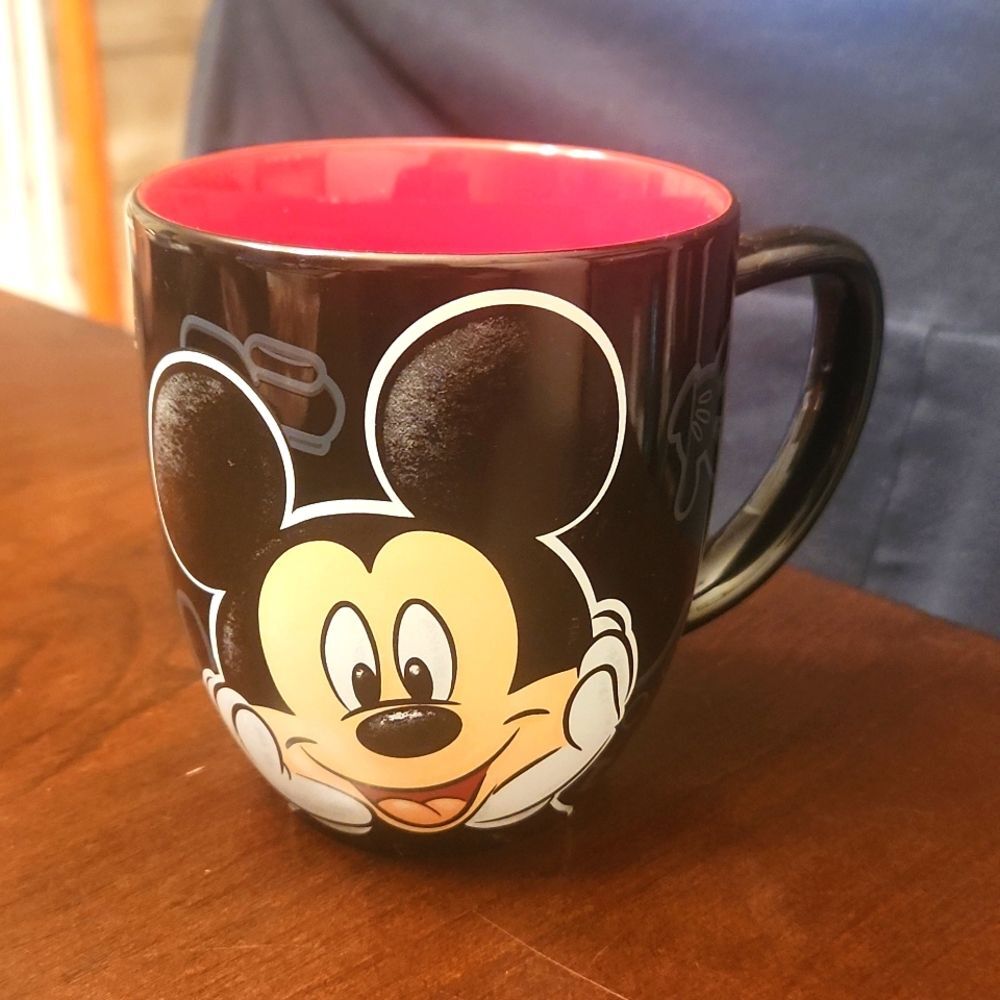 Walt Disney World Mickey Mouse Black & Red Mug